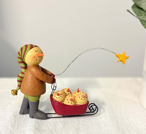 Blossom bucket suzi snowman - blossom,